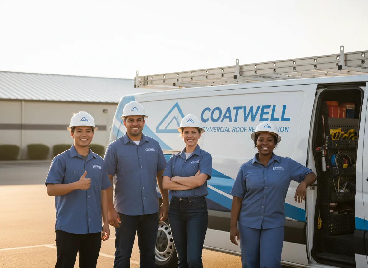 Commercial roof coating company in Wellston, OK